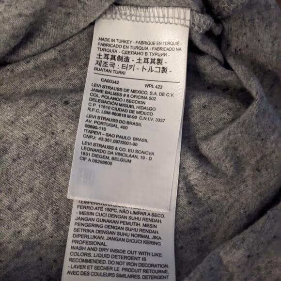 Levi's grey graphic tee - Picture 3 of 4